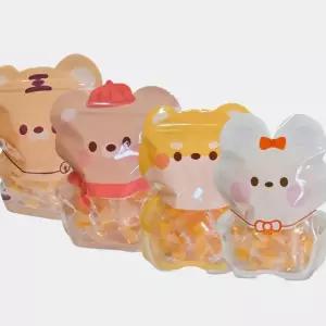 어린이집 생일 답례품 구디백 동물 대용량 지퍼백 4종