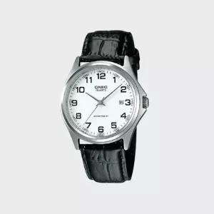 CASIO 카시오 MTP-1183E-7B 남성시계 심플 가죽 손목시계
