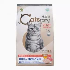 [하프클럽/셀럽하우스]뉴 캐츠랑 비타플러스 닭고기와 참치 2kg 전연령 고양이 사료