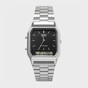 CASIO 카시오 AQ-230A-1D 빈티지 레트로 듀얼 전자시계