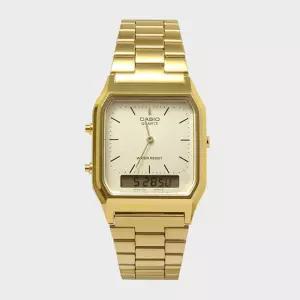 CASIO 카시오 AQ-230GA-9D 빈티지 레트로 듀얼 전자시계