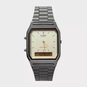 CASIO 카시오 AQ-230GG-9A 빈티지 레트로 듀얼 전자시계