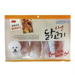 [하프클럽/셀럽하우스]강아지 리얼 쫀득 젤리꽈배기 300g 반려견 육포 간식
