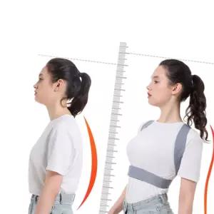허리 밴드 굽은 어깨 바른자세 거북 척추