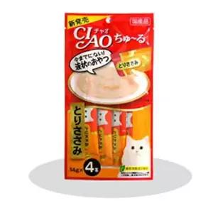 [하프클럽/셀럽하우스]고양이 반려묘 츄르 영양 간식 닭가슴살 4본입