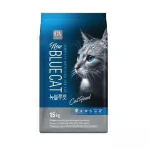 [하프클럽/셀럽하우스]뉴 블루캣 15kg 고양이 건사료 눈건강 헤어볼 전연령
