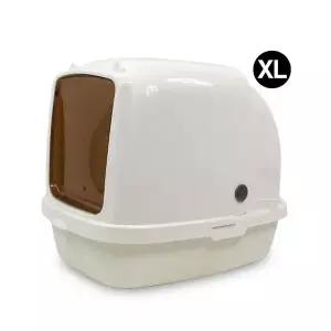 [하프클럽/셀럽하우스]캣아이디어 캣이어 하프돔 화장실 XL 고양이 하우스형