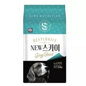 [하프클럽/셀럽하우스]애견사료 뉴스카이 성견 15kg 중 대형견용 사료