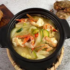 [밥도둑푸드] 여수맛집 돌게 된장찌개 밀키트 3통 (600g 6-9인분)