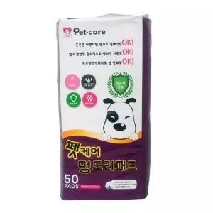 [하프클럽/셀럽하우스]애견용품 펫케어 멍도리 패드 50매 6개 1박스