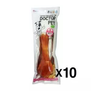 [하프클럽/셀럽하우스]닥터펫 닭다리껌 1p 25cm X10개 고기말이껌 애견 간식