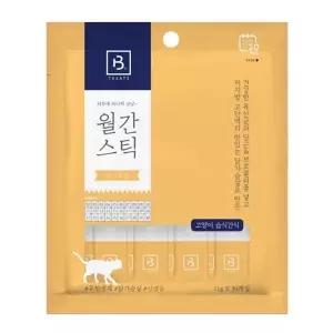 [하프클럽/셀럽하우스]고양이 월간스틱 닭가슴살 11g 30개입 짜먹는 간식
