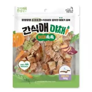 [하프클럽/셀럽하우스]간식애야채 강아지 간식 애견간식 야채 장어큐브 150g