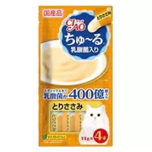 [하프클럽/셀럽하우스]고양이 챠오츄르 유산균 닭고기 4개입 1P 습식 간식