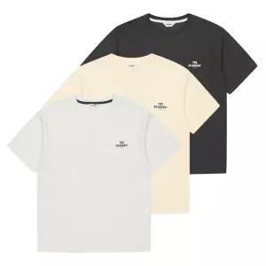 에꼴리에 4.5부 백일러스트 라운드티 25B0404 - BE/CH/GY