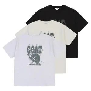 에꼴리에 고트 그래픽 쿨양면티 26B0431-BK/GY/WT