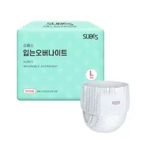 입는오버나이트 팬티형 생리대 5P x1팩 / 입오버 대형 특대형