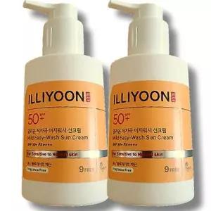 [뷰티나라] 일리윤 대용량 저자극 온가족 이지워시 선크림 150ml 2개