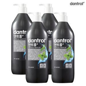 댄트롤 딥 클린 박하 솔트 샴푸 820ml x4 비듬 두피 피지 케어 대용량