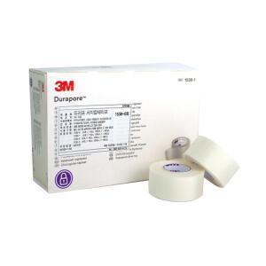3M 듀러포 서지칼테이프 (2.5cmX9.1m) 12개입 1538-1 면실크 반창고