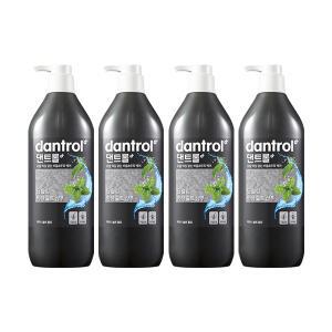 댄트롤 딥클린 박하솔트 샴푸 820ml x4