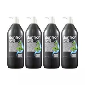 댄트롤 딥클린 박하솔트 샴푸 820ml x4