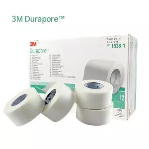3M 듀라포 1538-1 12롤 1박스 실크반창고 저알러지