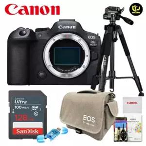 캐논 EOS R6 Mark II BODY/프리미엄 삼각대 패키지 7종세트/128G+전용가방+삼각대+카드리더기+청소도구+극세사융+액정보호필름/TJ