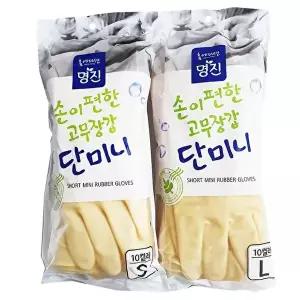 [알티피아]명진 손이편한 단미니 고무장갑(선택)라텍스 주방장갑 (W3FE02F)