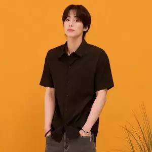 [하프클럽/체이스컬트]M 크링클 반팔 셔츠