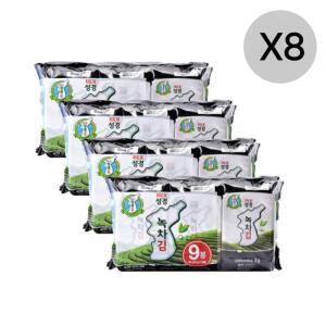 성경김 녹차 도시락김 4g X9봉 32개 간편 아침 반찬