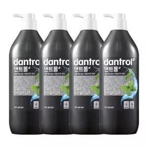 댄트롤 비듬두피 샴푸 820ml 딥클린박하솔트 4개
