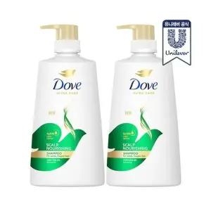 도브 스칼프너리싱 샴푸 680ml 2개