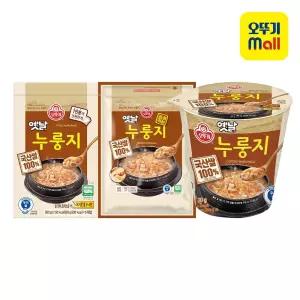 [오뚜기] 옛날 구수한 끓여먹는 누룽지 4종 골라담기 (3kg/용기/케이스)