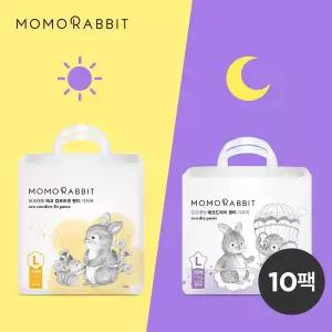 [모모래빗] NEW 낮밤NO샘 10팩 세트(컴포트핏6팩+드라이4팩)