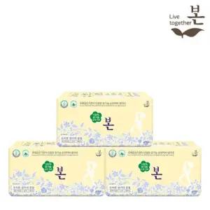 유기농 순면 유기농본 울트라슬림 생리대 중형 30P 3팩