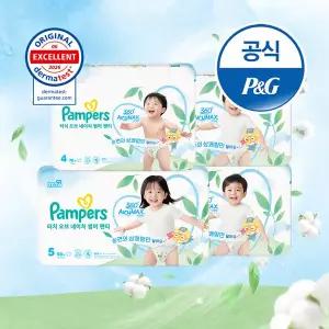 팸퍼스 2026 신제품 터치오브네이처 썸머팬티 기저귀 4 ∼ 6-7단계 (2박스)