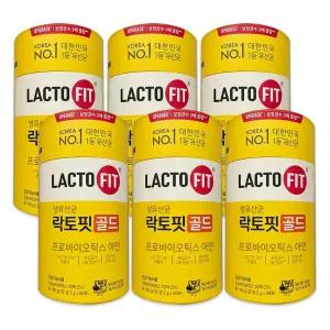 락토핏 골드 생유산균 종근당건강 50포 x 6통