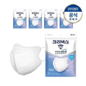 크리넥스 KFAD 라이트핏 슬림쿨마스크 중형 10개입X5개