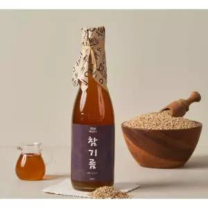 백년본가 통 참깨 저온압착 옛날 방앗간 참기름 350ml 2개