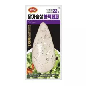 [하림] 닭가슴살 블랙페퍼 100g x 10개