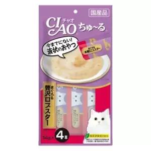고품질 고양이 챠오츄르 참치 랍스터 4개입 1P 습식 간식 야옹이간식 (WDCD676)