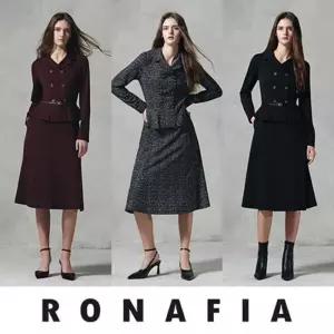 25FW 로나피아 더블 페플럼 드레스 1종 RF253F0101OP