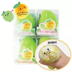 색이변하는 망고크런치 슬랑이 말랑이 장난감 (1개) 스퀴시 피젯토이 스트레스볼 촉감놀이 주물럭 봉봉샵