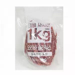 대용량 개간식 육포 오리 슬라이스 1kg 프리미엄 동결건조 별미