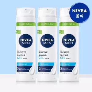 [eTV]니베아 맨 센서티브 쉐이빙 젤 200ml 3개