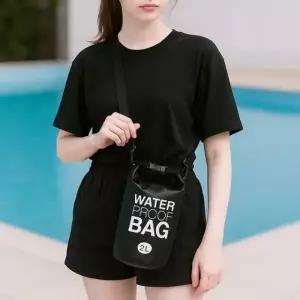 ( )아쿠아 세이프 워터 방수백 물놀이 드라이백 2L 블랙