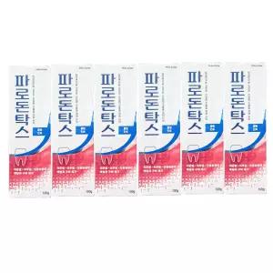 파로돈탁스 쿨링민트 치약 100g 6개 불소 잇몸케어 [BPH33922]