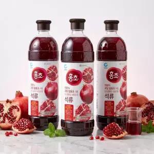 청정원 홍초 석류1.5L 3병