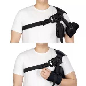 NEOFect 어깨 보호대 왼쪽 - 찢어진 회전근개 AC 관절 팔 고정 장치 랩 탈구된 장비를 위한 지지대 및 압박